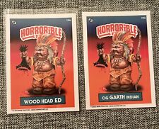 2022 HORRORIBLE KIDS ALL NEW SERIES 7 WOOD HEAD ED And Cig Garth Indian 198a+b picture
