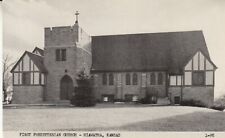 RPPC -  FIRST PRESBYTERIAN CHURCH - HIAWATHA , KANSAS - POSTCARD picture