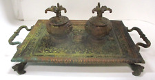 ABRAHAM LINCOLN EMANCIPATION PROCLAMATION INKWELL MID 19TH CENTURY BRASS/BRONZE picture