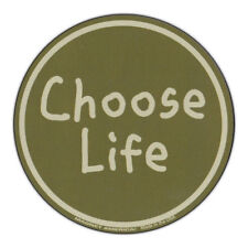 Magnetic Bumper Sticker - Choose Life (Anti Abortion) - Round Shaped Magnet picture