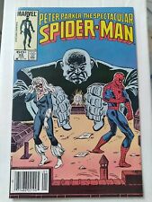Spectacular Spider-Man # 98 Comic Book - 1st app Spot. picture