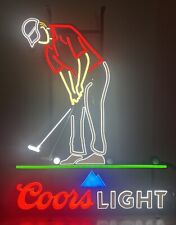 Coors Light Motion Golf LED Lighted Sign - NIB picture