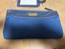 Ama Waterways River Cruise Line Blue Zippered Document Holder Pouch/ Money Bag picture