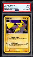PSA 9 Pikachu 2006 Pokemon Card 78/110 Holon Phantoms picture