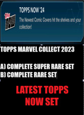 ⭐TOPPS MARVEL COLLECT TOPPS NOW MARCH 20, 2024 COMPLETE GOLD & SILVER SETS⭐ picture