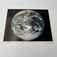 NASA - Apollo 17 Mission View of the Earth 8X10 litho picture