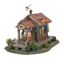 Department 56 Snow Village Halloween Haunted Swamp Shanty Lit Building 6.1 Inch picture