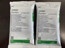 Petrifilm E. coli / Coliform Plate 6404. packs of 50 (two pouches of 25) picture