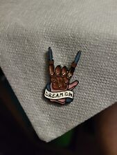 Dream On Rock Hand Freddy Horror Scary Movie Lapel Hat Jacket Enamel Pin picture