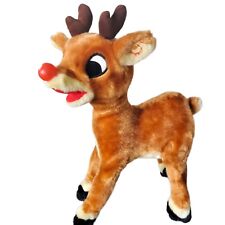 Vintage Gemmy Christmas Rudolph Animated Singing Reindeer Works 14