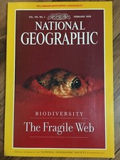 NATIONAL GEOGRAPHIC MAGAZINE FEBRUARY 1999 BIODIVERSITY THE FRAGLE  No Map picture