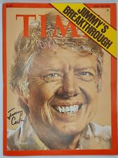 President Jimmy Carter  Signed Time Magazine picture