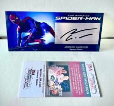 Spider-Man Andrew Garfield 3x7 Autographed Metal Marvel Plaque signed JSA Coa ✅ picture