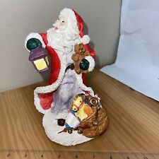 Vintage 8” Santa Clause “Holiday Gifts” Figurine - Hand Painted - Collectibles picture
