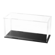 Self-Assembly Acrylic Display Case,Deluxe ['10 × 4 × 5.7 inches'], Clear picture
