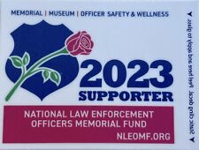 2023 NATIONAL LAW ENFORCEMENT OFFICERS MEMORIAL POLICE SUPPORTER STICKER picture