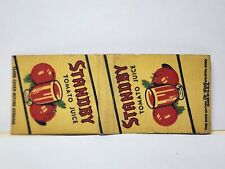 Vintage STANDBY TOMATO JUICE Advertising Beverage Food Matchbook Cover Ohio picture