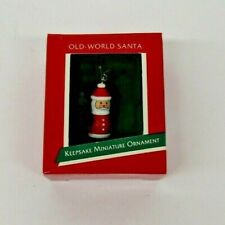 1989 Hallmark Keepsake Miniature Ornament Old-World Santa picture