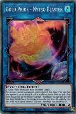 PHHY-EN090 GOLD PRIDE - NYTRO BLASTER SUPER RARE 1ST EDITION YuGiOh CARD picture
