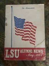 Rare WWII Era LSU Alumni News, May 1945 - WWII casualties - Including Alex Box picture