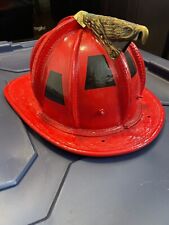 5A New Yorker. Leather Fire Helmet. picture