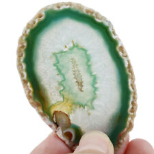 2Pcs Natural Polished Slab Agate Slices Crystal Geode Stones Healing Energy picture