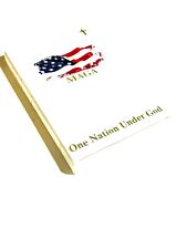 The MAGA Bible; Donald Trump 2024; White Softcover; Handcrafted, Artisan Design picture