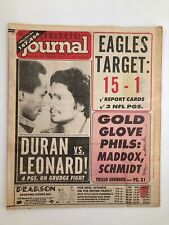 Philadelphia Journal Tabloid November 25 1980 Vol 3 #297 Roberto Duran Sugar Ray picture