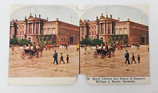 Royal Library & Palace of Emperor William l~ Berlin Germany~1870's Stereoview picture