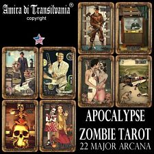 apocalypse tarot card cards deck major arcana horror zombie oracle rare vintage  picture