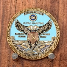 Ultra Maritime Naval Dual Eagle Surface Search Radar Challenge Coin  1#41 picture