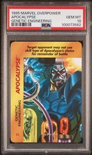 1995 Marvel Overpower Apocalypse Genetic Engineering PSA 10 picture
