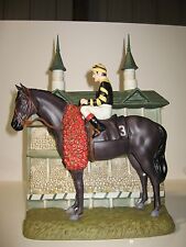 Seattle Slew Race Horse Triple Crown Winner Decanter 4 Aces  picture