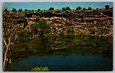 Montezuma Well Castle National Monument Limestone Sink Reflection VNG Postcard picture