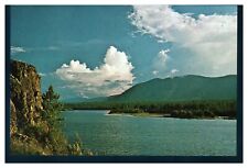 Thunderheads Over Noxon Reservoir Montanas Rainforest Unp Wob Chrome Postcard picture