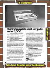 Metal Sign - 1977 Sol-20 Small Computer Under $1,000- 10x14 inches picture