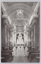 Quebec Canada, Sanctuary of Perpetual Adoration Interior View, Vintage Postcard picture