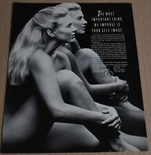 1989 Print Ad Blonde Pinup girl Dr Frederic Corbin Image Plastic Surgery art picture
