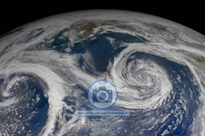 SPRING PHYTOPLANKTON BLOOM GULF OF ALASKA MAY 2014 SATELLITE VIEW 4X6 PHOTO picture