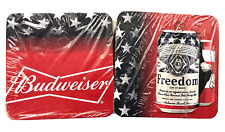 *NEW* BUDWEISER - FREEDOM - LET IT RING - SLEEVE of 125 BEER COASTERS - 2022 picture