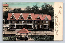 c1907 Crystal Lake Hotel & Pavilion Barton Vermont VT Postcard picture