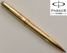 Original Parker Sonnet Ballpoint Pen Golden Star Gold Clip M 0.7mm Blue Refills picture