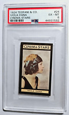 1924 TEOFANI CINEMA STARS #24 VIOLA DANA  PSA 6 EX-MT POP 1 HIGHEST GRADED picture