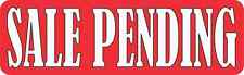 10x3 Sale Pending Sticker Sign Decal Shop Flea Market Real Estate Decal Stickers picture