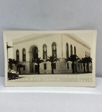 Postcard Scottish Rite Temple, Long Beach, California CA RPPC  / Rare picture