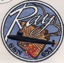 USS Ray SSN 653 - Submarine - BC Patch Cat No B344 picture