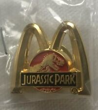 Jurassic Park/McDonald’s VINTAGE Lapel Pin - MINT, NEVER USED picture