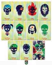 SUICIDE SQUAD - 11 Card Promo Set - DCU Harley Joker Deadshot Killer Croc Flag picture
