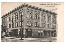 Postcard OH Uhrichsville Commercial Bank and Post office Ohio 1907 Antique picture