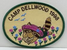 Vintage 1998 Girl Scouts of Hoosier Capital Camp Dellwood Patch Event Badge New picture